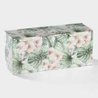 Менажница 2 ячейки Доляна &laquo;Лист&raquo;, 21,8&times;6,9 см, цвет зелёный