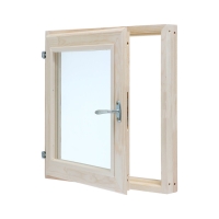 Окно, 50&times;50см, двойное стекло ХВОЯ