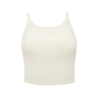 Майка укороченная женская MINAKU: Basic line цвет экрю, р-р 48