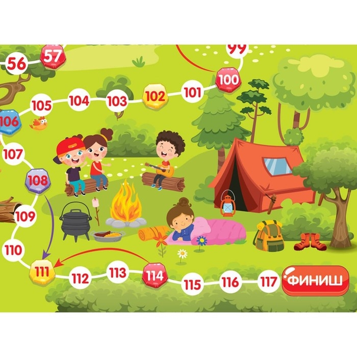 Настольная игра-ходилка &laquo;В лесу&raquo;