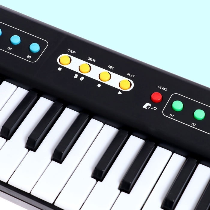 Синтезатор детский &laquo;Электромузыка&raquo;, звуковые эффекты, 37 клавиш