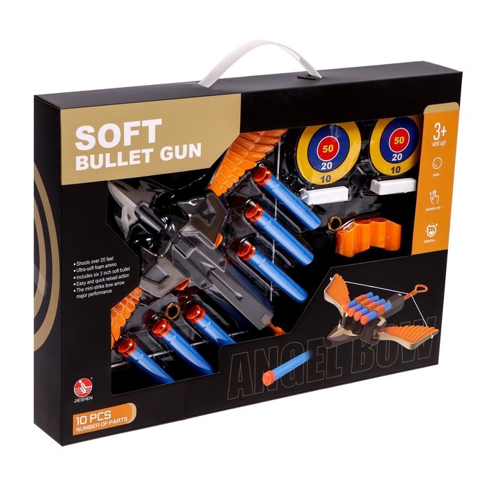 Арбалет &laquo;Золотой орел&raquo;, стреляет мягкими пулями, с мишенями, цвета МИКС