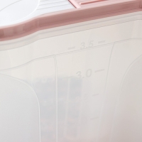 Набор банок &laquo;Стайл&raquo;, 3 шт: 1,3 л; 2,2 л; 4 л, прозрачный, крышки микс