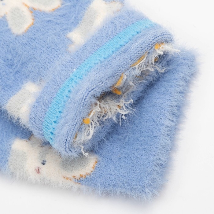 Носки женские махровые MINAKU &laquo;Зайчики&raquo;, размер 36-39 (23-25 см)