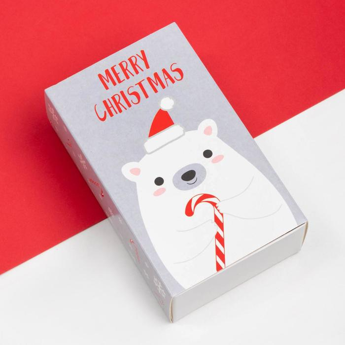 Набор новогодних детских носков Крошка Я &laquo;Мишка&raquo;, 4 пары, 12-14 см