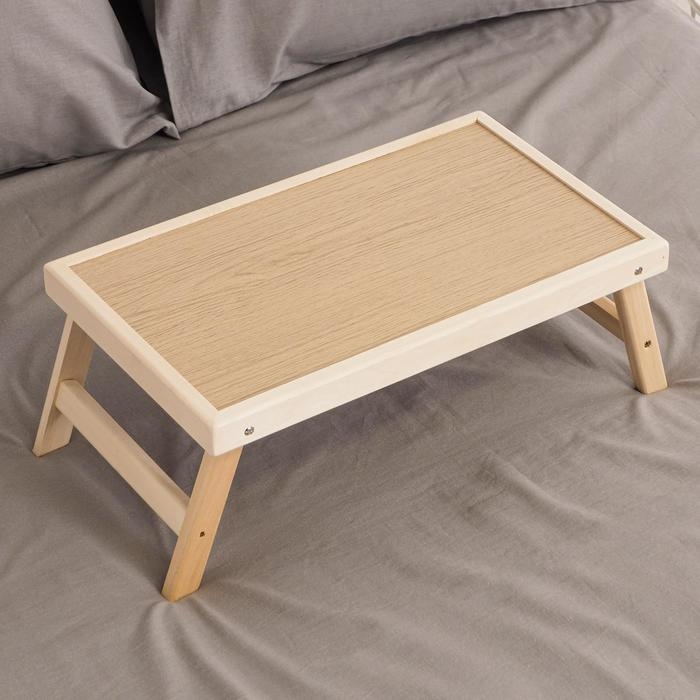 Столик для завтрака складной, 50&times;30см, цвет орех сонома