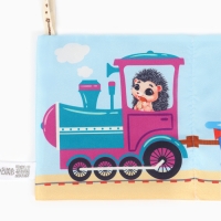 Бортик на кроватку &laquo;Паровозик&raquo; 14х70 см, Крошка Я