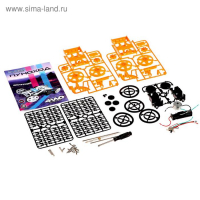 Электронный конструктор &laquo;Луноход&raquo;, 4WD, цвет оранжевый