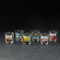 Набор питьевой &laquo;Охота&raquo;: штоф 500 мл, 6 стопок, стеклянный, деколь