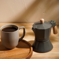 Кофеварка гейзерная SL Home &laquo;Ферамо&raquo;, 150 мл, 11&times;15,5&times;12 см, цвет оливковый