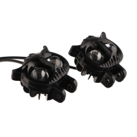 Фара cветодиодная, Сова, 12 В, 15 Вт, 1080 Лм, провод 56 см, свет бело-желтый, набор 2 шт Фара cветодиодная, Сова, 12 В, 15 Вт, 1080 Лм, провод 56 см, свет бело-желтый, набор 2 шт