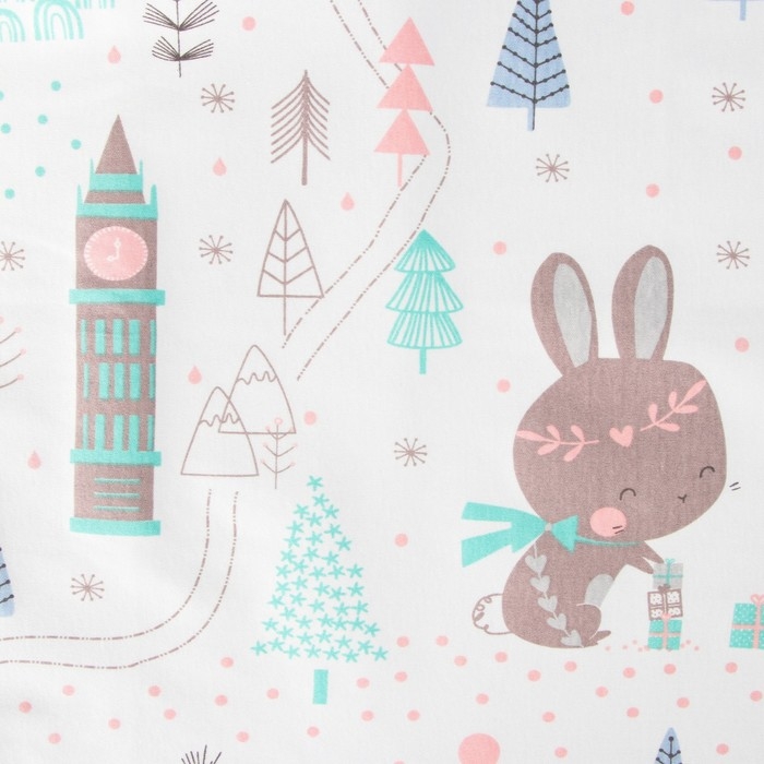 Пеленка на непромокаемой основе, 50х70 см &laquo;Лес&raquo;