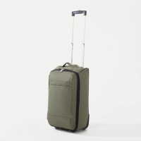 Чемодан малый 36 л (S), &laquo;Фабрика КАРТЕКС&raquo;, отдел на молнии, наружный карман, 2 колеса, цвет хаки