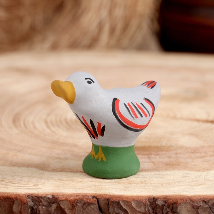 Сувенир  "Утка", каргопольская игрушка, микс