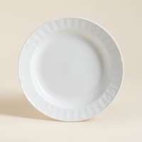 Набор фарфоровых тарелок SL Home &laquo;Винтаж фрэнч&raquo;, d=22,5 см, цвет белый