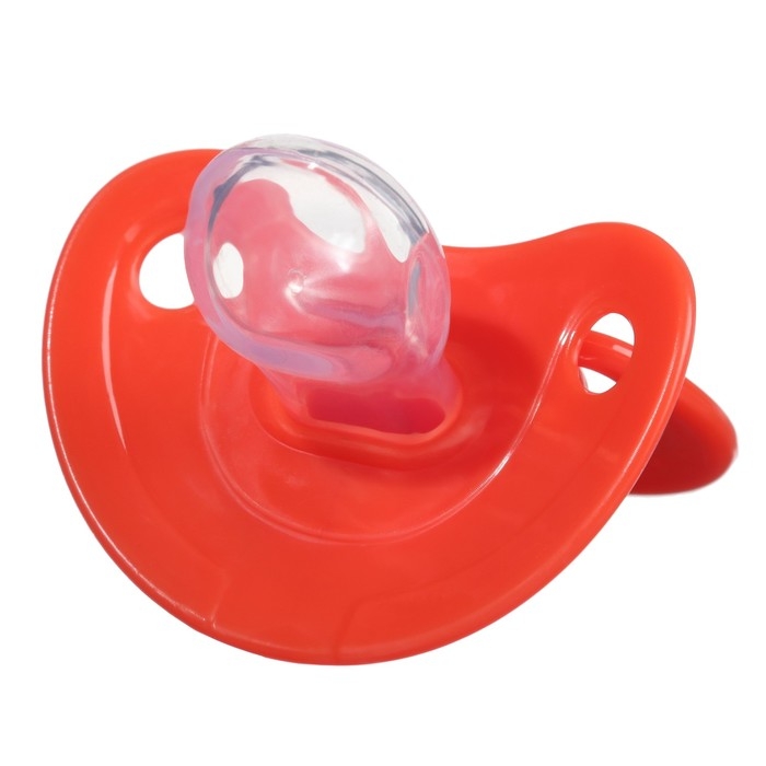 Соска - пустышка силиконовая новогодняя &laquo;Карамелька&raquo;, ортодонтическая, от 6 мес., в контейнере, Крошка Я