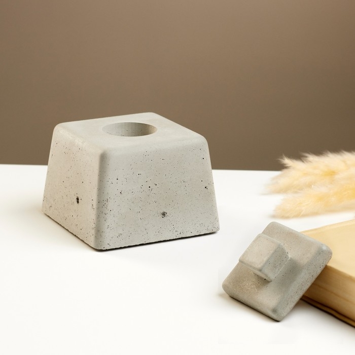 Биокамин настольный "Кубик" 10 х 7 см, топливо и спички в комплекте