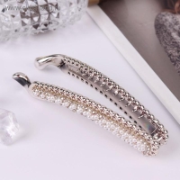 Банан для волос "Жемчужный рай" 10,5 см, золото Банан для волос "Жемчужный рай" 10,5 см, золото