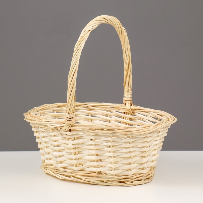 Набор корзин плетёных, ива, 3 шт., натуральный цвет, светлые Набор корзин плетёных, ива, 3 шт., натуральный цвет, светлые