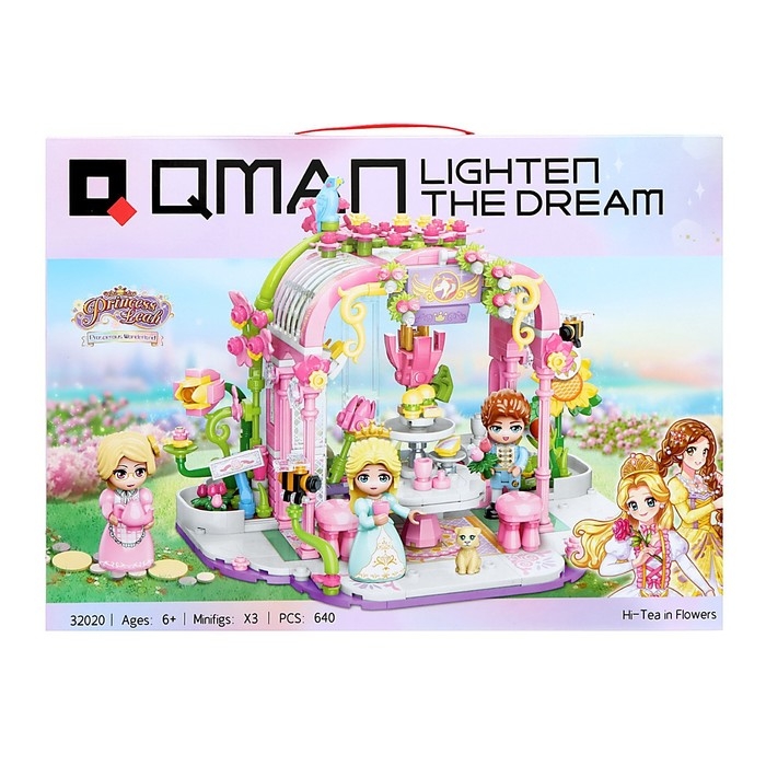 Конструктор Принцессы &laquo;Чайная беседка&raquo;, 640 деталей