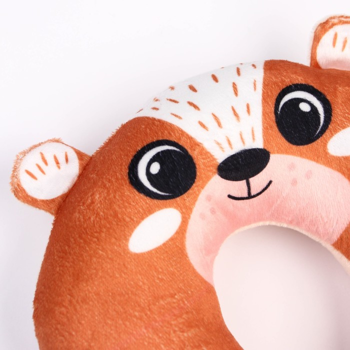 Подушка дорожная детская для путешествий «Мишка», рогалик, Крошка Я Подушка дорожная детская для путешествий «Мишка», рогалик, Крошка Я