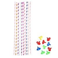 Набор трубочка и розетка 6 мм, 10 шт., МИКС Набор трубочка и розетка 6 мм, 10 шт., МИКС