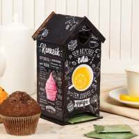 Чайный домик "Вкусный чай", 20х8,6 см Чайный домик "Вкусный чай", 20х8,6 см