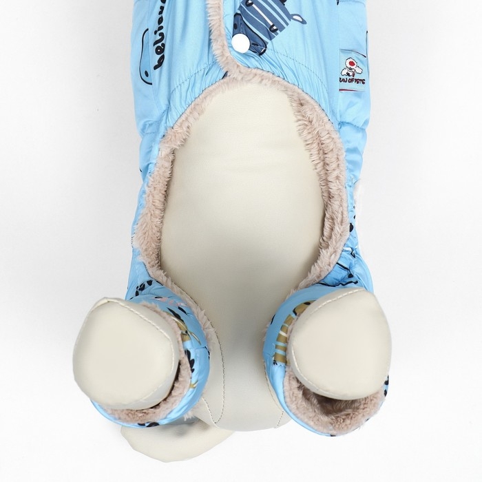 Комбинезон Комбинезон "Метель", размер XS (ДС 20 см, ОГ 30, ОШ 21 см), голубой