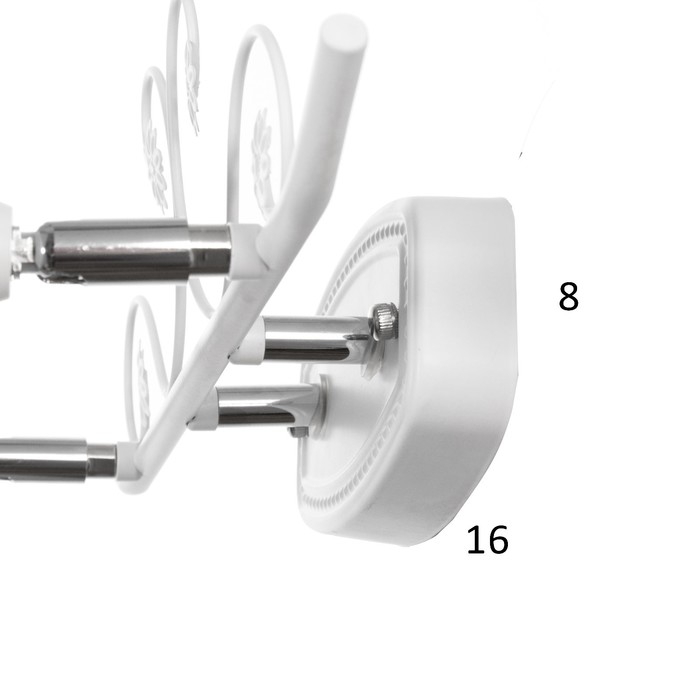 Бра "Богемия" 2х14 40Вт белый 41,5х23х23см