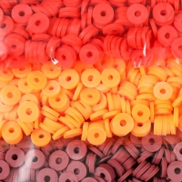 Бусины для творчества PVC "Поздняя осень" 5 цветов х 10 гр 0,6 см