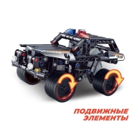 Конструктор с инерционным механизмом &laquo;Полицейский джип&raquo;, 213 деталей