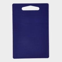 Доска разделочная пластиковая Доляна &laquo;Хозяюшка&raquo;, прямоугольная, 28&times;18 см, цвет синий