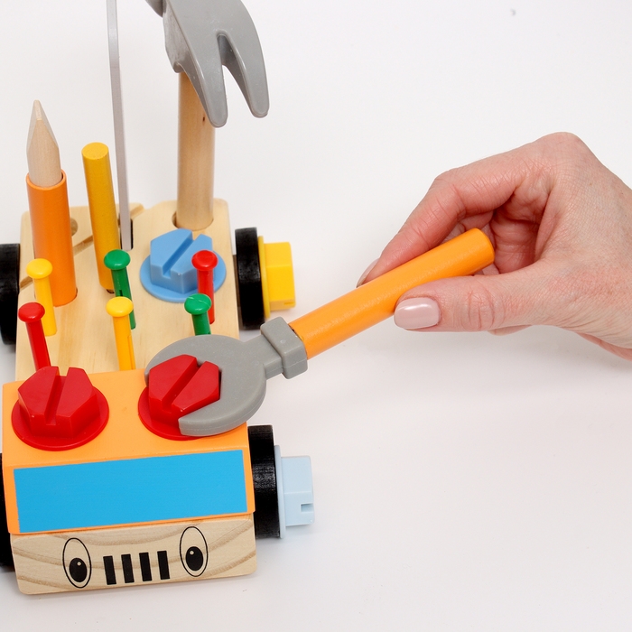 Конструктор &laquo;Машинка&raquo; 13,5 &times; 18 &times; 14 см