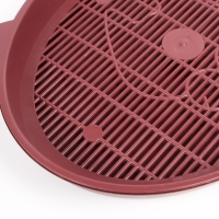 Туалет с сеткой "Киса", 36 х 27 х 6 см, красный Туалет с сеткой "Киса", 36 х 27 х 6 см, красный