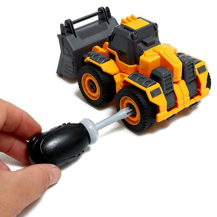 Конструктор винтовой &laquo;Погрузчик&raquo;, 2 в 1 робот-машина