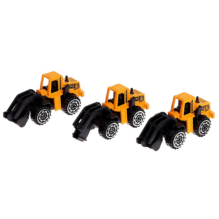 Парковка «Стройплощадка», с 3 металлическими машинами Парковка «Стройплощадка», с 3 металлическими машинами