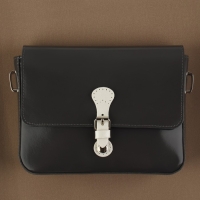 Застёжка для сумки на кнопке, 8 &times; 3 см, цвет белый