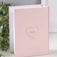 Фотоальбом 100 фото "Baby" 10X15см, ПП карм., розовый