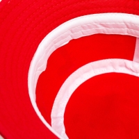 Панама детская MINAKU "Жирафик", р-р 50, цв. красный