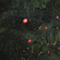 Гирлянда «Нить» 10 м, IP44, УМС, тёмная нить, 100 LED, свечение красное, 220 В Гирлянда «Нить» 10 м, IP44, УМС, тёмная нить, 100 LED, свечение красное, 220 В