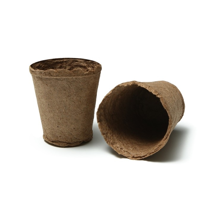 Мини-парник: 36 &times; 13 &times; 12 см, торфяной горшок 6,5 &times; 6,5 см, 12 шт., Greengo