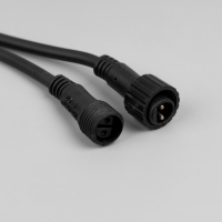 Гирлянда &laquo;Клип-лайт&raquo; 3 нити по 20 м, IP44, УМС, тёмная нить, 399 LED, свечение тёплое белое, мерцание, 24 В