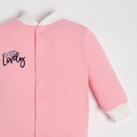 Комбинезон детский, цвет розовыйbaby lovely, рост 68 см