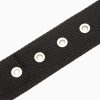 Ошейник "Комфорт" комбинированный, 60 х 4 см, ОШ 45-55 см, чёрный