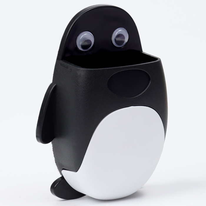 Магнитная универсальная подставка для маркеров и губок &laquo;Пингвин&raquo;, 3,5 &times; 9 &times; 12,5см