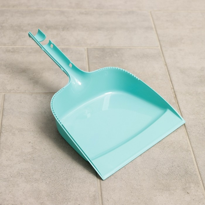 Веник для пола с совком &laquo;Практик&raquo;, цвет бирюзовый