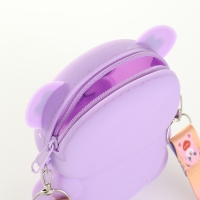 Сумка детская для девочки на молнии &laquo;Выбражулька&raquo;, цвет сиреневый