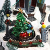 Светодиодная фигура &laquo;Рождество&raquo; 31 &times; 20 &times; 23 см, полистоун, батарейки ААх3 (не в комплекте), USB, свечение мульти