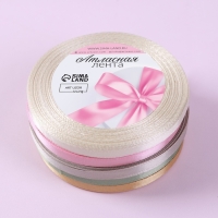 Набор атласных лент &laquo;Тёплый день&raquo;, 5 шт, размер 1 ленты: 6 мм &times; 23 &plusmn; 1 м