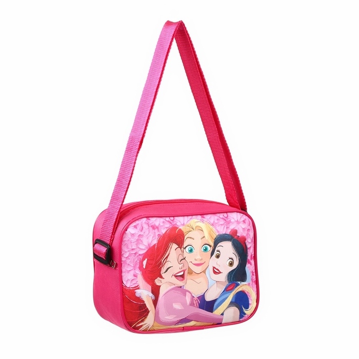 Сумка детская для девочки через плечо 19.5&times;14.5&times;7см, Принцессы